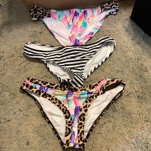 3 bikini bottoms